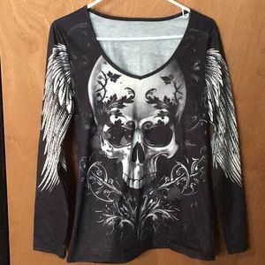 Beautiful Skull Top